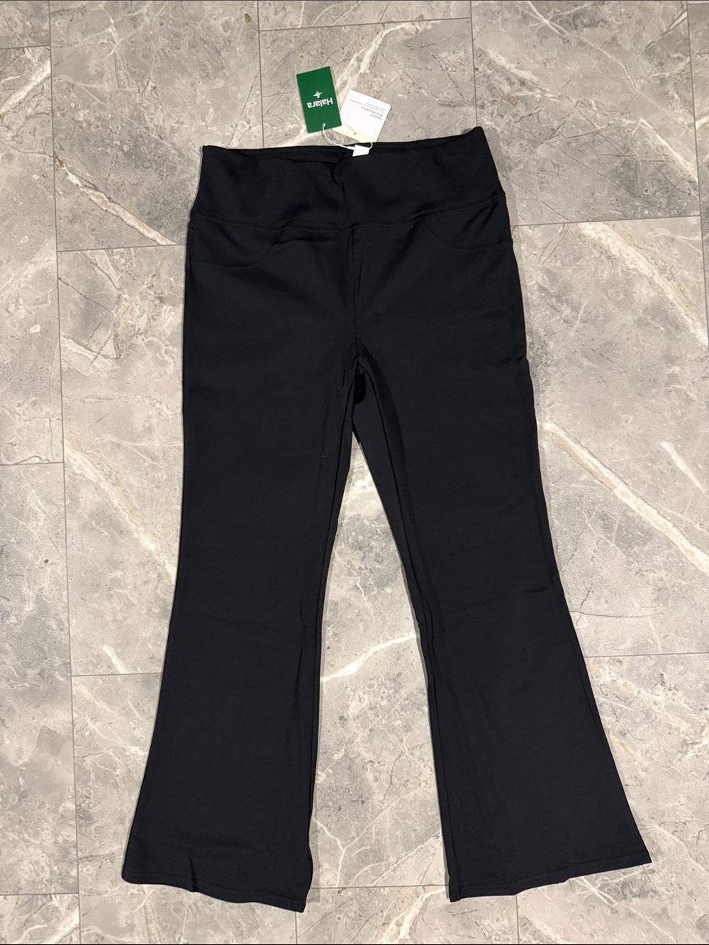 HALARA Black Boot-Cut Flare Pants